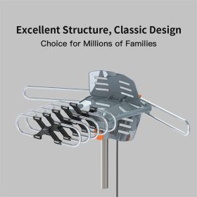 TA-102P 360 Degree UV Dual Band 28-36dB Outdoor Antenna With Black Bracket (Option: Outdoor antennas)